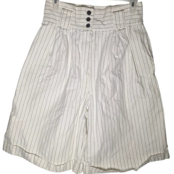 Vintage Striped Bermuda Shorts - Picture 1 of 3